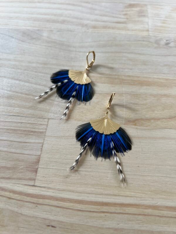 Boucles d'oreilles Ginkgo 3 Boucles d'oreilles Ginkgo