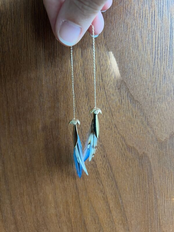 Boucles d'oreilles longues Clochette