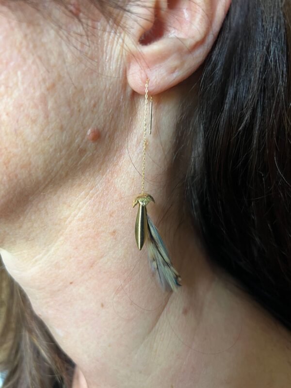Boucles d'oreilles longues Clochette