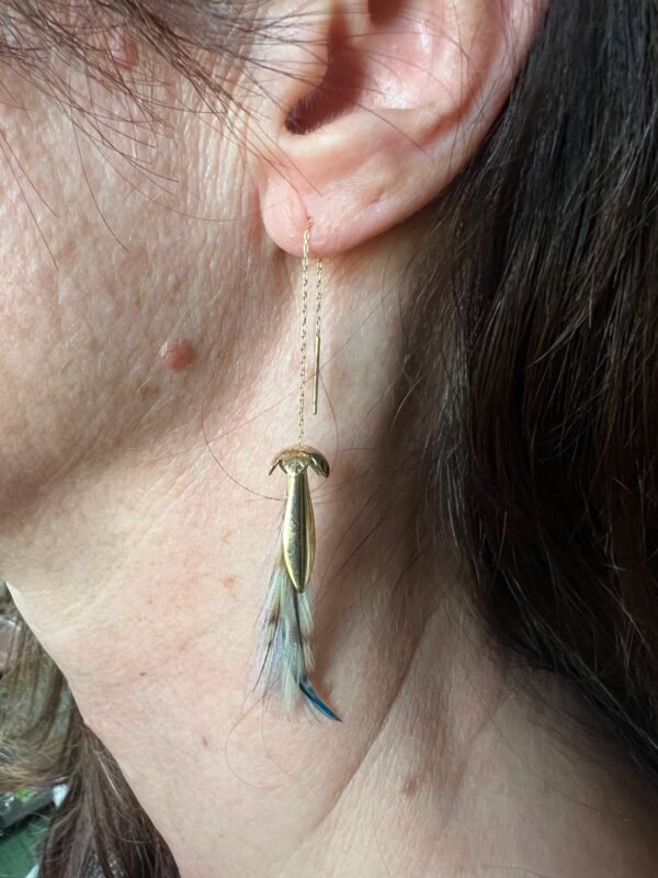Boucles d'oreilles longues Clochette